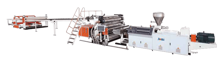 PVC Free Foaming/UV imitation marble board Extrusion Line