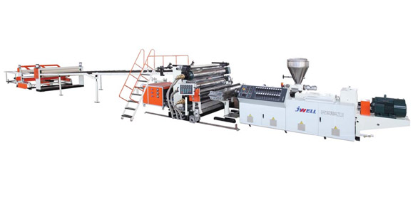 Rapid Delivery for Extruder For Biodegradable Sheet Masterbatch -
 PVC Free Foaming Extrusion Line – Jwell