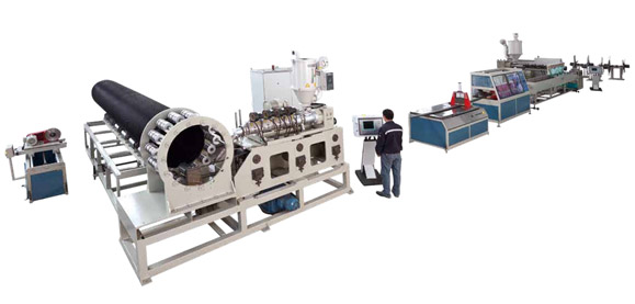 Competitive Price for Single Screw Pvc Edge Banding Making Machine -
 Steel Reinforced Spiral Pipe Extrusion Line – Jwell