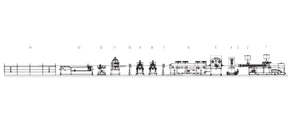 Reasonable price Plastic Extrusion Equipment -
 PVC Siding Plate Extrusion Line – Jwell