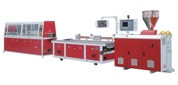 PVC、 PP、 PE、 PC、 ABS Small Profile Extrusion Line