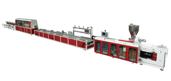 Plastic And Wood Profile And Plate Extrusion Line