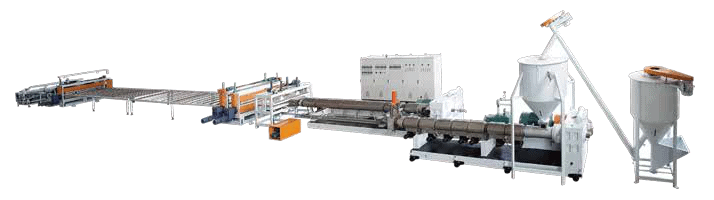 XPS Heat Insulation Foaming Board Extrusion Line (CO2 Foaming Technology)