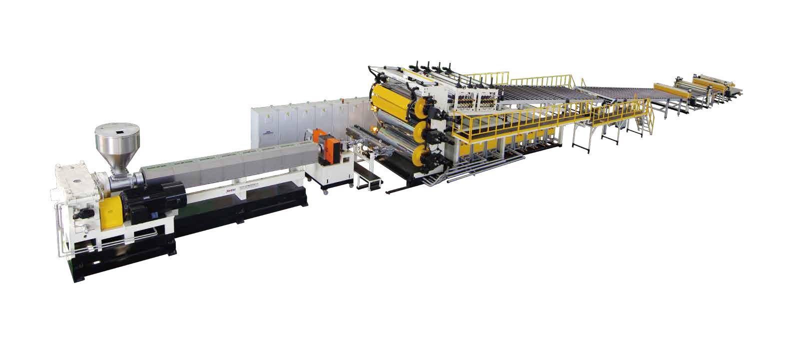 PP/PE/ABS/PVC Thick Plate Extrusion Line