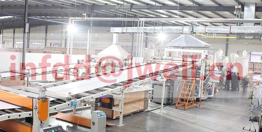 ABS HIPS Refrigerator plate extrusion line