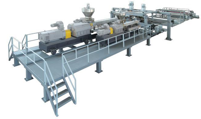 PVB EVA POE cast film extrusion line