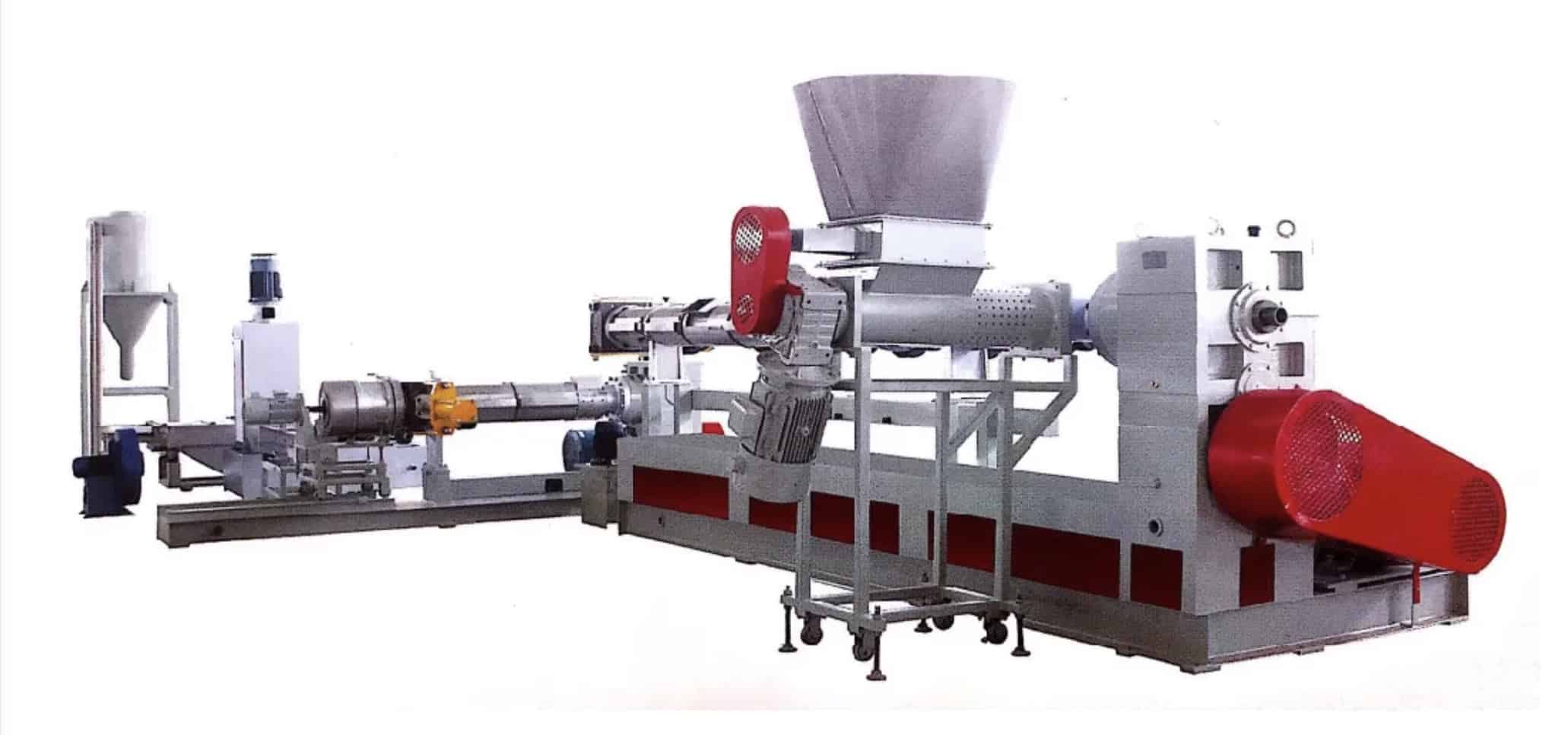 Single screw pelletizing machine