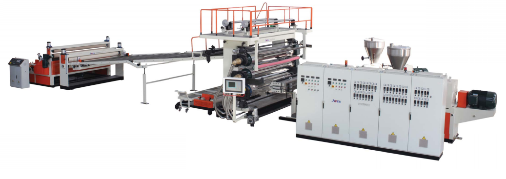 PVC homoegeneous LVT SPC WPC floor extrusion line