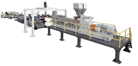 PET PLA sheet extrusion line