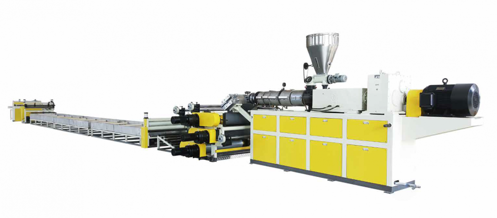 PVC homoegeneous LVT SPC WPC floor extrusion line 3 PVC homoegeneous LVT SPC WPC floor extrusion line
