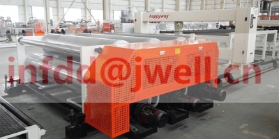 Waterproof membrane extrusion line