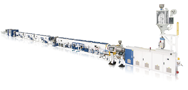 HDPE Water Suppply Pipe, Gas Pipe Energy-saving and High Speed Extrusion Line Featured Image